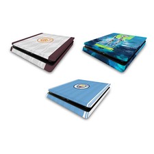 MANCHESTER CITY MAN CITY FC 2023/24 KIT VINYL SKIN FOR SONY PS4 SLIM CONSOLE