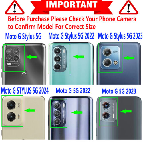For Motorola Moto G Stylus 5G 2024 2023 Case Phone Cover Shockproof+Screen Glass - Picture 38 of 56