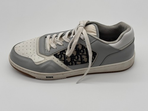 Dior B27 Grau Weiß Canvas und Leder Low Top Sneaker Größe EU 50 (3) - Bild 7 von 17