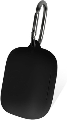 Geiomoo Silicone Case for EarFun Air Pro 4, Protective Cover with Black 