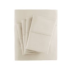 Cotton Blend 6pc Sheet Set 800 Thread Count Queen Ivory