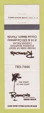 Matchbook Cover - Ramon's Restaurant Cocoa Beach FL
