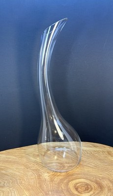 RIEDEL Cornetto Magnum Hand Blown Crystal Decanter 17.5  Tall Elegant Barware