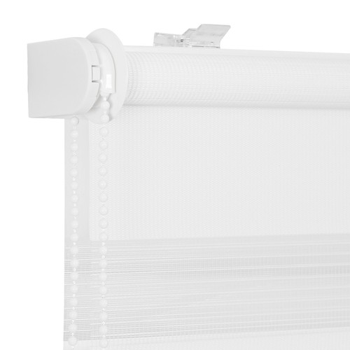 Doppelrollo Duo Rollo Klemmfix ohne Bohren blickdicht Fensterrollo Zebrarollo - Zdjęcie 11 z 77