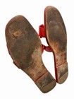 Hermès Oran Sandal Coral Patent Leather, Size 41 — photo 3