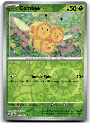 Combee Common SV02: Paldea Evolved 008/193 LP