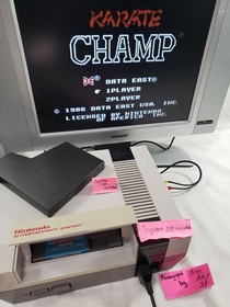 Karate Champ NES AUTHENTIC original Nintendo 5-screw champion championship