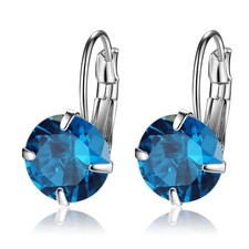 Women European Style Geometric Ear Clips Single Zircon Simple Fashion Earrings