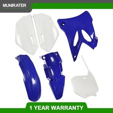 Complete Plastic Fairing Fender Kit For 2002-2014 Yamaha YZ85 Blue&White