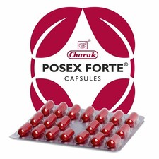 Charak Pharma Posex Forte Capsule for Women Health 20 Capsules Pack of 2
