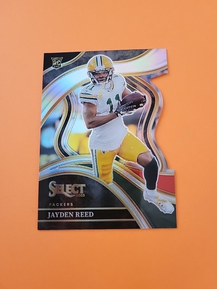 2023 Panini Select Jayden Reed #258 Club Level Black Red Prizm Die Cut Rookie RC