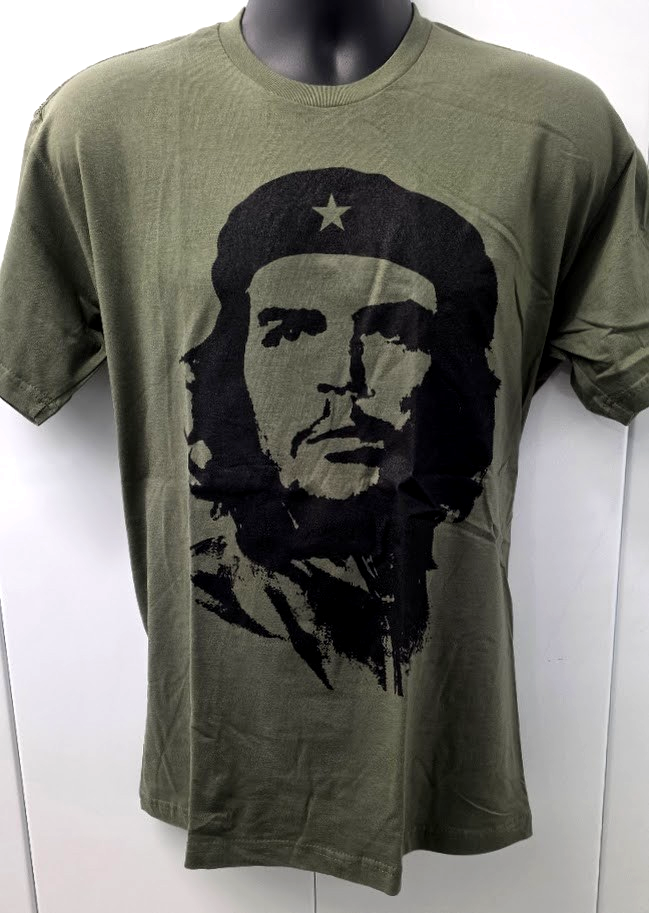 Revolution T-shirt Che Guevara Tee Adult Olive New Men | eBay