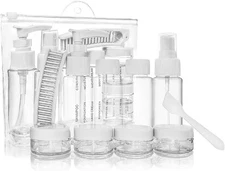 Portable Travel Bottles Kit, Upgraded TSA Approved Leak Proof Toiletry... 