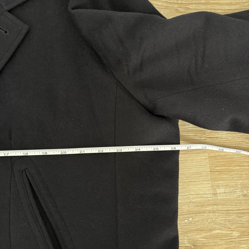 Peter Millar Coat Mens Size XXL Navy Blue Wool Cashmere Blazer Three Buttons - Image 3 of 4