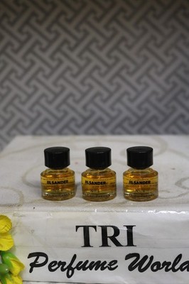 Lot of 3 JIL SANDER # 4 Eau de Parfum Women Miniature 0.17 fl. oz. (5 ml) No Box