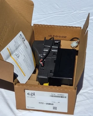 MEI MARS CPI CRANE PAYMENT SERIES 2000 2700 CPI / MEI Talos T7T2-U5M Bill Acceptor 24V-MDB - Accepts $1-$20 New IN The Box