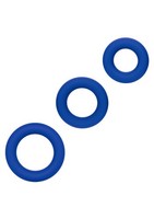 Calexotics Admiral Cock Ring Set Blue Phthalatfrei Silikon Blau Silicone Herren
