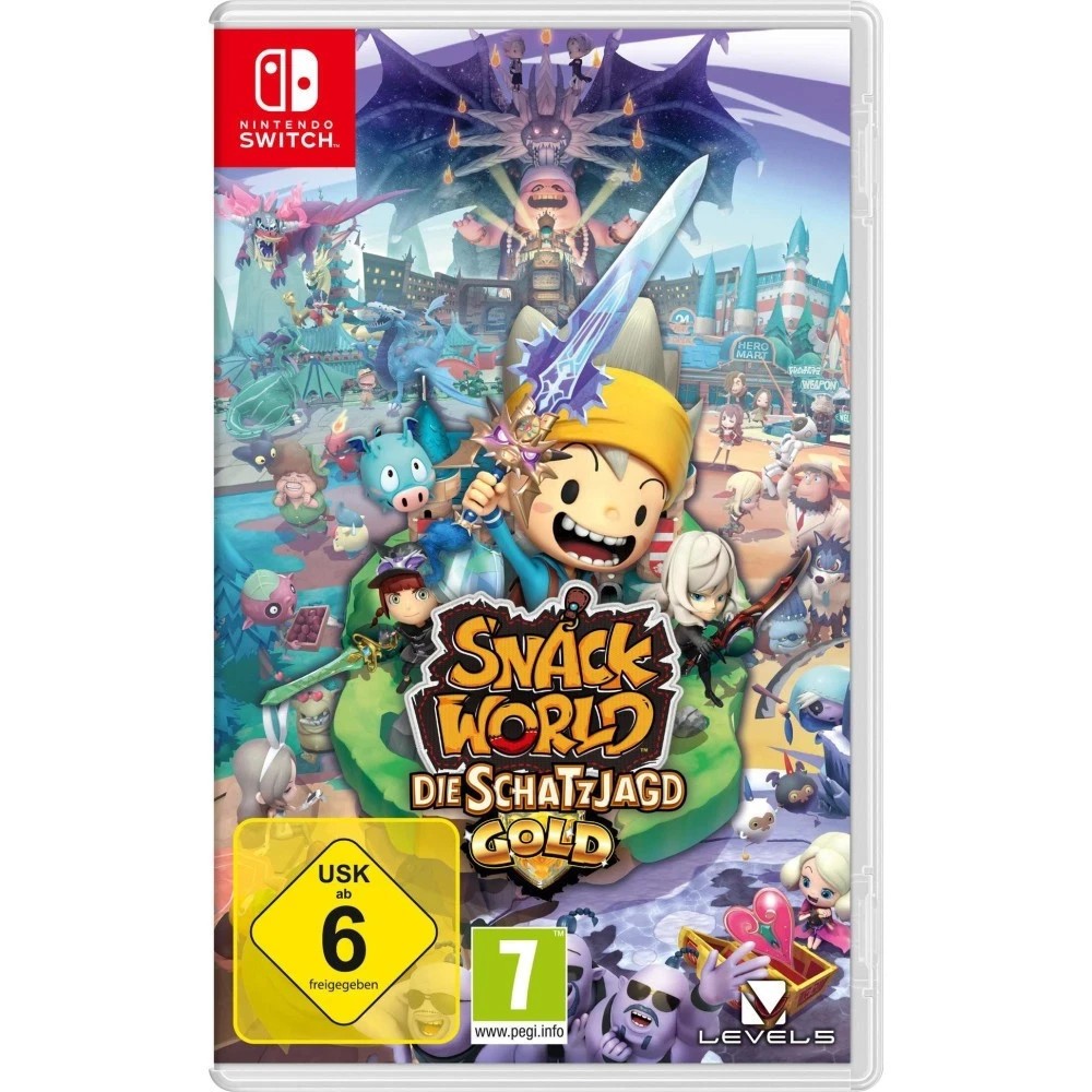 Snack World - Nintendo Switch - Acción Aventura Juego de Rol RPG - Juego