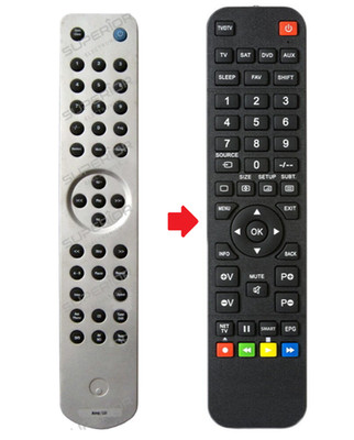 Ersatz Fernbedienung für Cambridge Audio AZUR-640A-V1 | AZUR-640C-V1