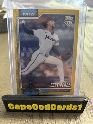 2026 Topps Series 1 Yellow Rainbow Foil 60/399 Eury Perez Eury Pérez #285 fp0