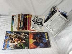 15x D&D & Dragon Magazines + TSR Modules S4, S2, A4 Tomb of Lizard King,-Big Lot