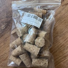 Paquete de 27 tapones de botellas de corchos cónicos suministros artesanales de corcho natural hágalo usted mismo