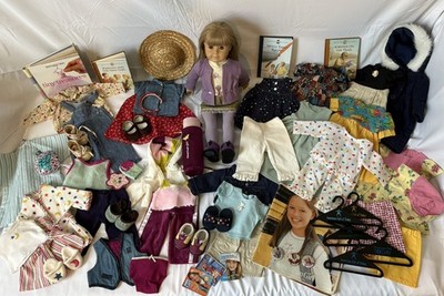 Vintage 1995 American Girl Doll with Large Collection of Clothes