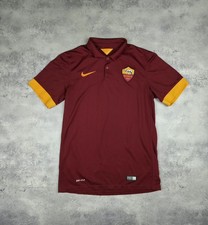 Vintage Nike AS Roma Soccer Jersey Home 2014-15 Football Shirt Size S