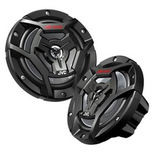 2x JVC CS-DR6200M 6.5" 150W Peak Power Marine Waterproof 2-Way Black Speakers