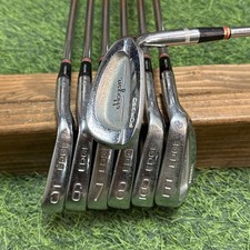 RH 1989 Ben Hogan Edge Forged 5-PW+SW Iron Set Steel Stiff Standard UPC4940