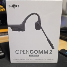 Shokz - Open Comm2- Bone Conduction Stereo Bluetooth Headset SEALED in Box
