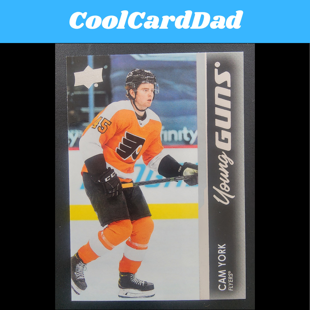 2021-22 Upper Deck Series 1 Young Guns Cam York #243 Philadelphia Flyers