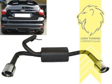 Ulter Sportauspuff für Ford Focus 3 1.5 EcoBoost 2x100mm