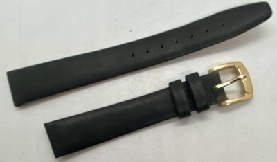 NEW VTG SPEIDEL WATCH BAND BLACK 20mm OPEN END Oiled Leather GRAIN WATER RESIST