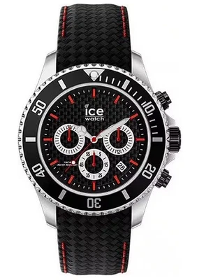 Ice-Watch ICE 017669 steel Black racing Chrono Large Chronograph schwarz Neu M19 - Bild 1 von 3