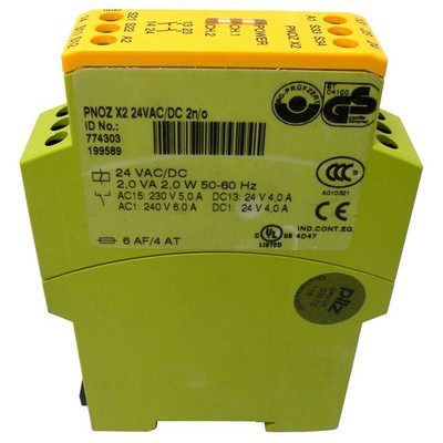 For Pilz PNOZ X2 774303 Safety Relay Module 24VAC/DC 2N/O
