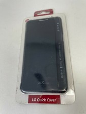FUNDA PLEGABLE INTELIGENTE A PRESIÓN OFICIAL LG X POWER NEGRA CFV-230 ACCAIB