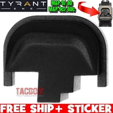 Tyrant Design SLIDE COVER PLATE BLACK S&W M&P FULL SIZE & COMPACT SMITH WESSON