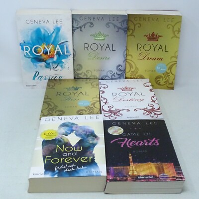 GENEVA LEE Royals Bd. 1 2 4 5 7 Royal Destiny Kiss Dream Desire Passion 7x BUCH