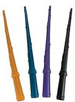 4 Stück - Zauberstäbe Magie Halloween Harry Potter Magie Partytüten