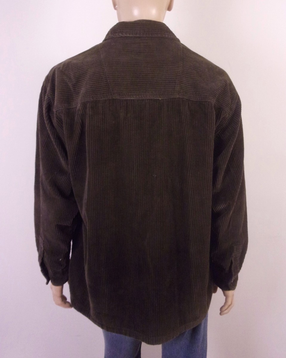 vintage 90s Point Zero Thick Wide Wale Corduroy Jacket Full