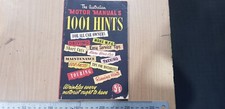 1950'S THE AUSTRALIAN MOTOR MANUAL'S 1001 HINTS MAGAZINE BY STANTON WALLIS