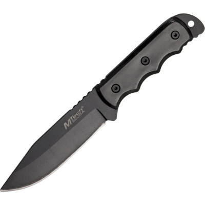 MTech Hunter Black mit schwarzer Full Tang Edelstahlklinge und Nylonscheide