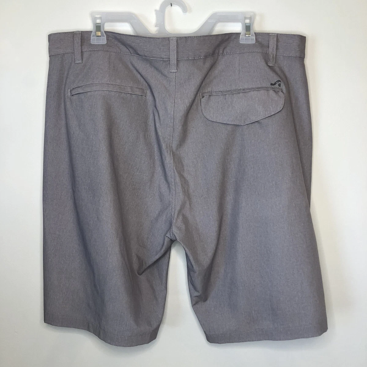 SURF STYLE Brand Mens 40 Performance Shorts Gray Grey Beach Skateboarding