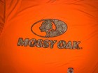 XL Mossy Oak Orange Polyester Camo Tree Logo Shirt NWT (MO9) Visible Hunting Tee
