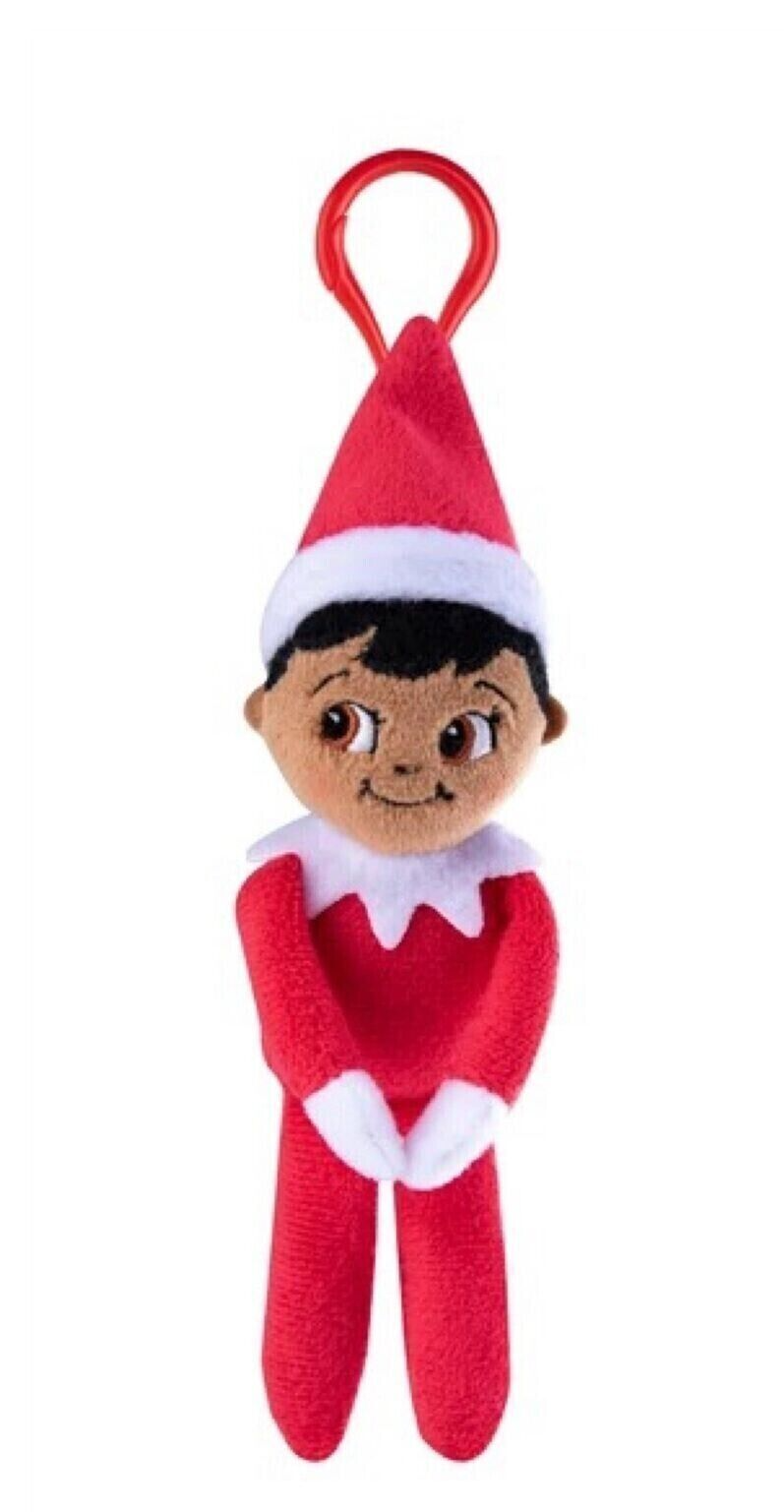 The Elf on the Shelf BOY Brown Eyes Plushee Pals MINI Clip-on 4