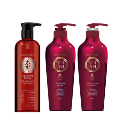 DAENG GI MEO RI - Oily Scalp Care Shampoo & Conditioner, Essence Set 16.9fl.oz