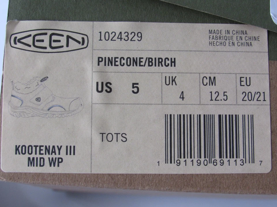 Keen Toddler Boy sz 5 Beige Touch-Fasten Insulated Fleece Waterproof Ankle Boots - Image 4 of 4