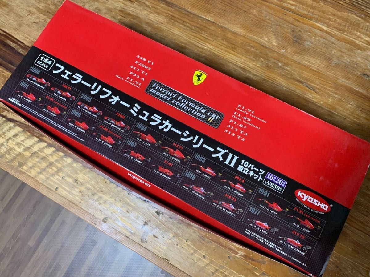 京商Ferrari F1 Collection 1\64 5種セット Kyosho Ferrari F1 Collection 10 Models 20 Types Complete 1/64