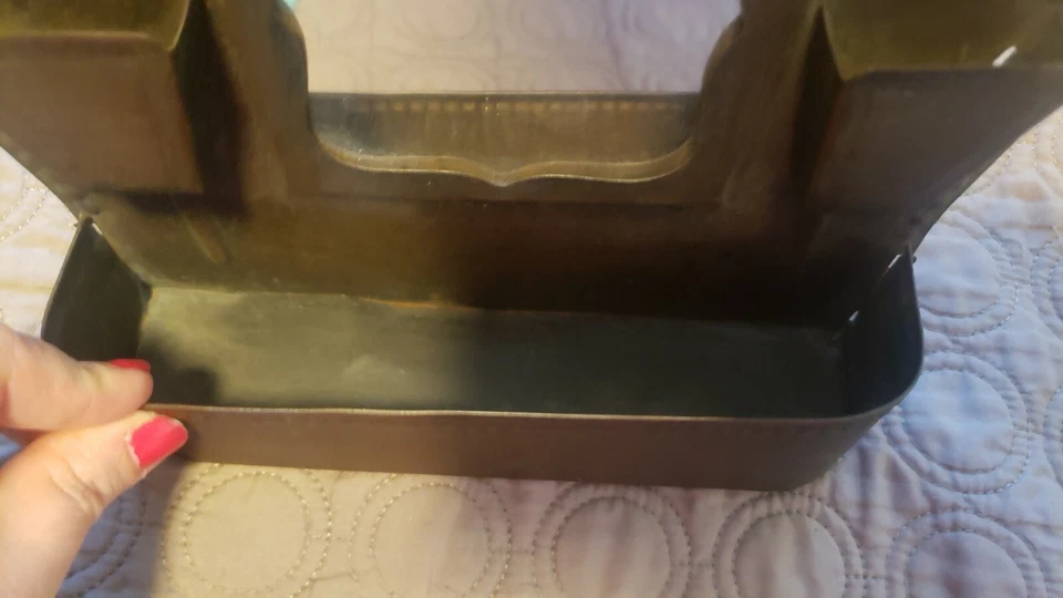 Vintage Replica  Tin Comb Box 9"×9" - Image 2 of 4